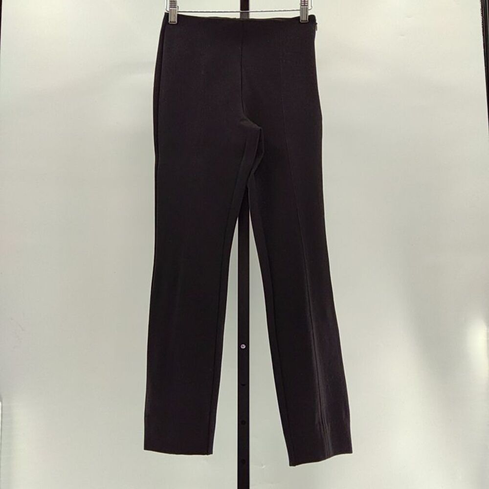 Quince Women Ultra-Stretch Ponte Pintuck Ankle Pants 27" Black S